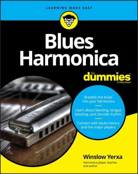 Winslow Yerxa: Blues Harmonica For Dummies, Buch