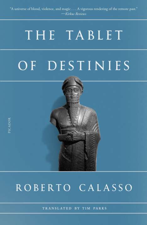 Roberto Calasso: Tablet of Destinies, Buch