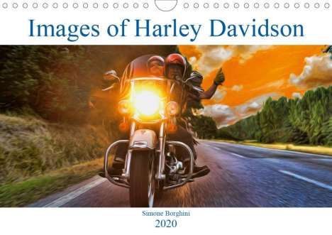 Simone Borghini: Borghini, S: Images of Harley Davidson (Wall Calendar 2020 D, Kalender