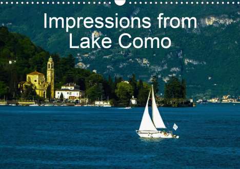 Gabi Hampe: Hampe, G: Impressions from Lake Como / UK-Version (Wall Cale, Kalender