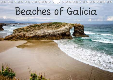 Robert Wood: Wood, R: Beaches of Galicia (Wall Calendar 2021 DIN A4 Lands, Kalender