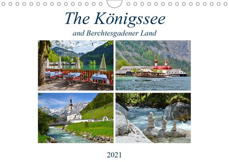 Werner Prescher: Prescher, W: Königssee (Wall Calendar 2021 DIN A4 Landscape), Kalender