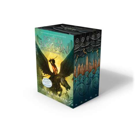 Rick Riordan: Percy Jackson and the Olympians 5 Book Paperback Boxed Set (W/Poster), Diverse