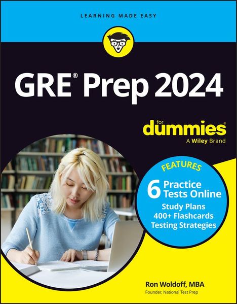 Ron Woldoff: GRE Prep 2024 For Dummies with Online Practice, Buch