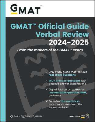 Gmac (Graduate Management Admission Council): GMAT Official Guide Verbal Review 2024-2025: Book + Online Question Bank, Buch