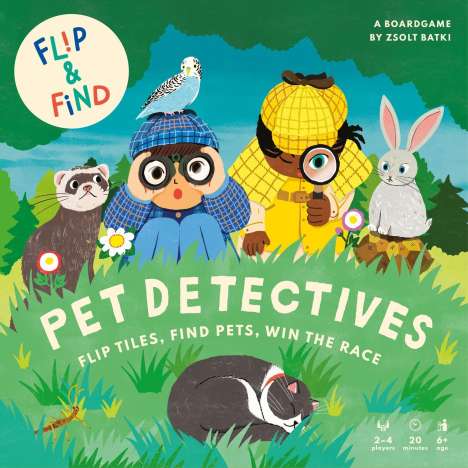 Zsolt Batki: Flip and Find: Pet Detectives, Spiele