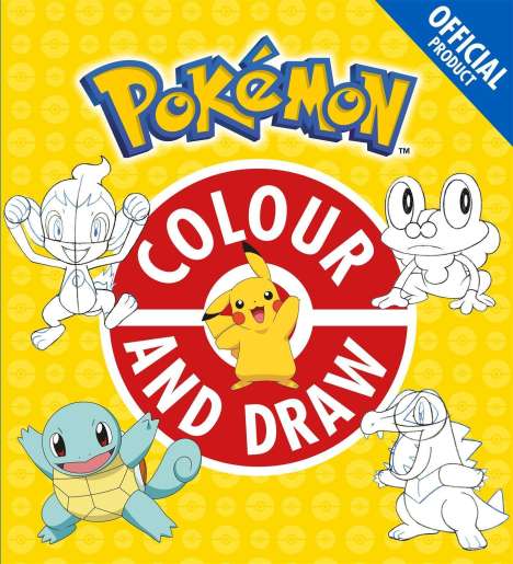 Pokemon: The Official Pokemon Colour and Draw, Buch