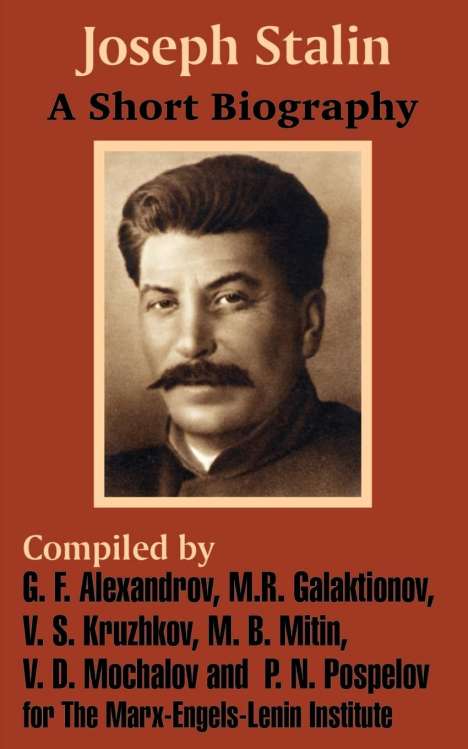 Marx -. Engels -. Lenin Institute: Joseph Stalin, Buch
