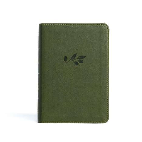 KJV Large Print Compact Reference Bible, Olive Leathertouch, Buch