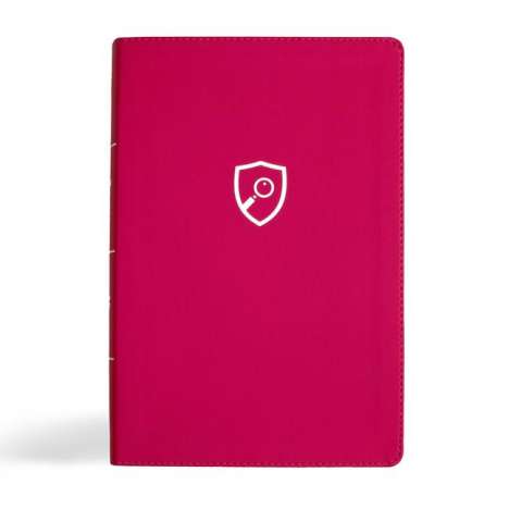 Csb Bibles By Holman: CSB Defend Your Faith Bible, Pink Leathertouch, Buch