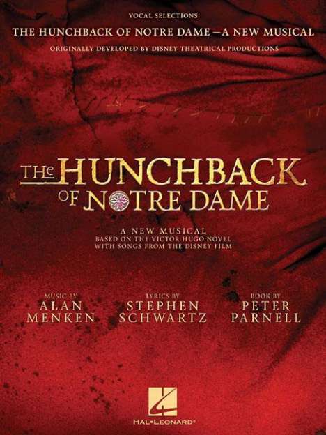 The Hunchback of Notre Dame: The Stage Musical, Buch
