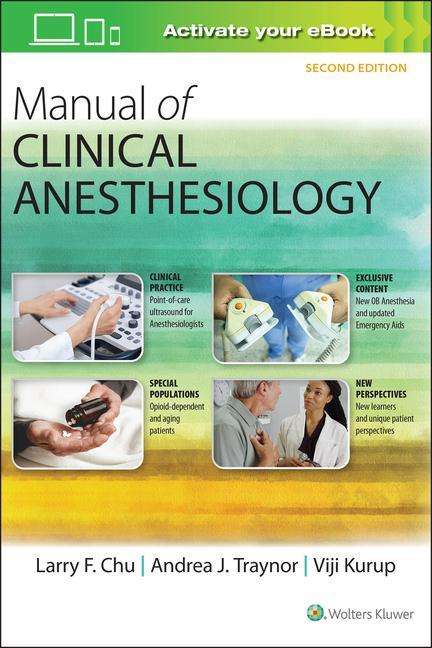 Chu: Chu: Manual of Clinical Anesthesiology, Buch
