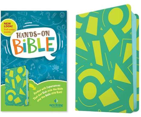 NLT Hands-On Bible, Third Edition (Leatherlike, Green Lines and Shapes), Buch