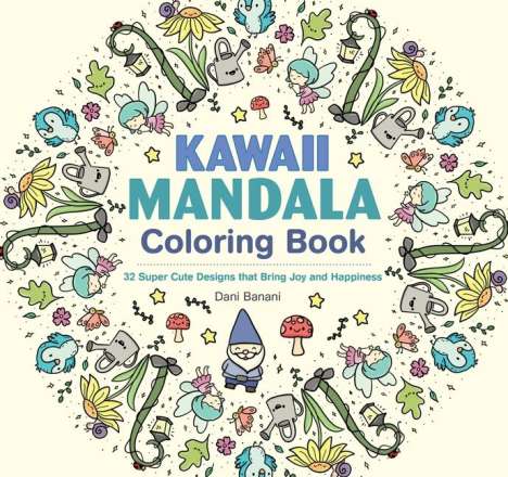 Dani Banani: Kawaii Mandala Coloring Book, Buch