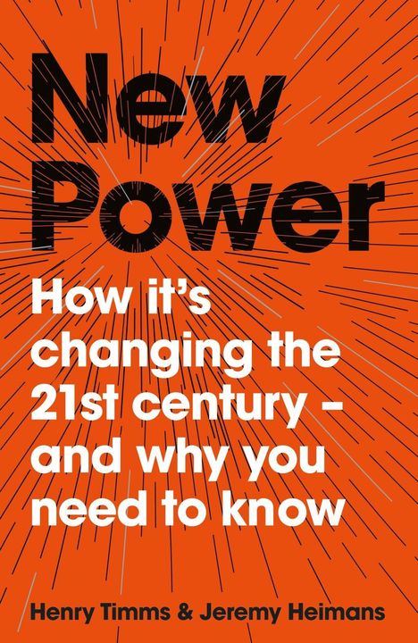 Jeremy Heimans: New Power, Buch