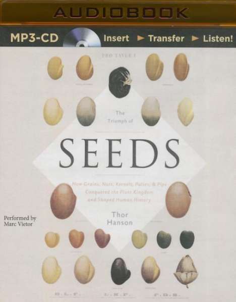 Thor Hanson: The Triumph of Seeds: How Grains, Nuts, Kernels, Pulses, and Pips Conquered the Plant Kingdom and Shaped Human History, MP3-CD