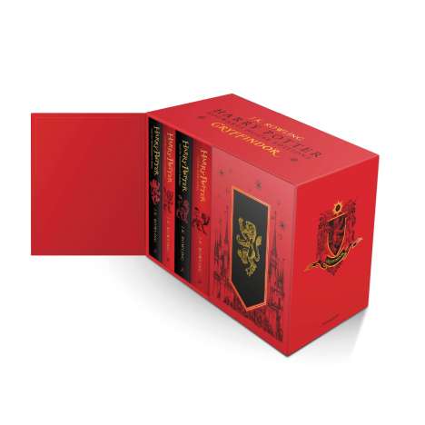 J. K. Rowling: Harry Potter Gryffindor House Editions Hardback Box Set, 7 Bücher