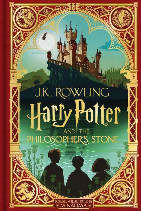 Joanne K. Rowling: Harry Potter 1 and the Philosopher's Stone. MinaLima Edition, Buch