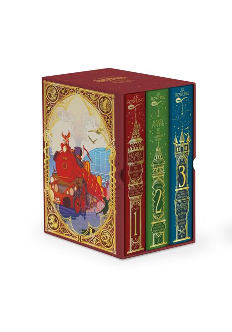 J. K. Rowling: Harry Potter 1-3 Box Set: MinaLima Edition, Buch