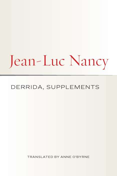 Jean-Luc Nancy: Derrida, Supplements, Buch