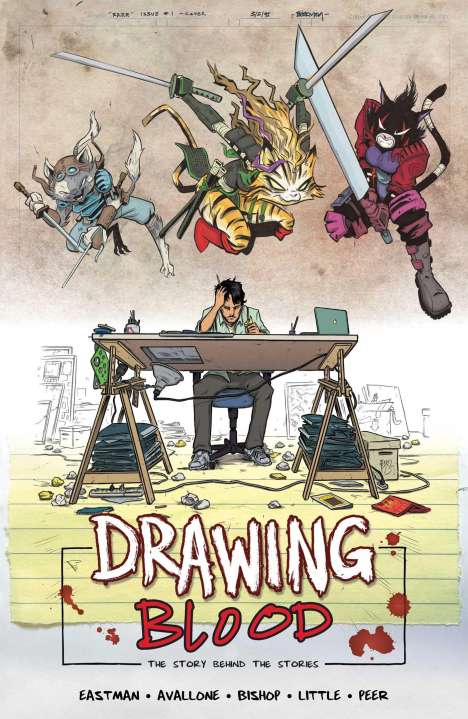 Kevin Eastman: Drawing Blood, Buch