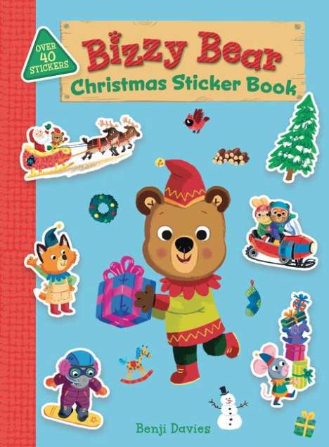 Bizzy Bear: Christmas Sticker Book, Buch
