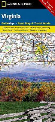 National Geographic Maps: Virginia Map, Karten