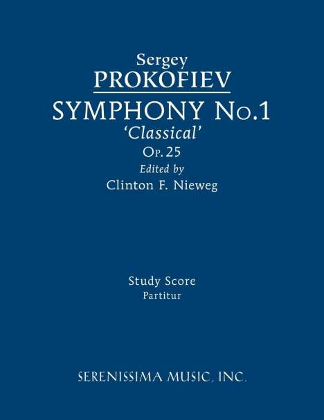 Sergey Prokofiev: Symphony No.1, Op.25 'Classical', Buch