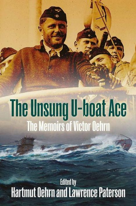 Titel: "The Unsung U-boat Ace: The Memoirs of Victor Oehrn". Cover zeigt Männer auf einem U-Boot und ein stürmisches Meer.