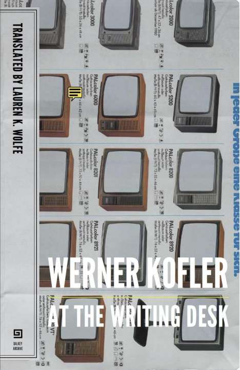Werner Kofler: At the Writing Desk, Buch
