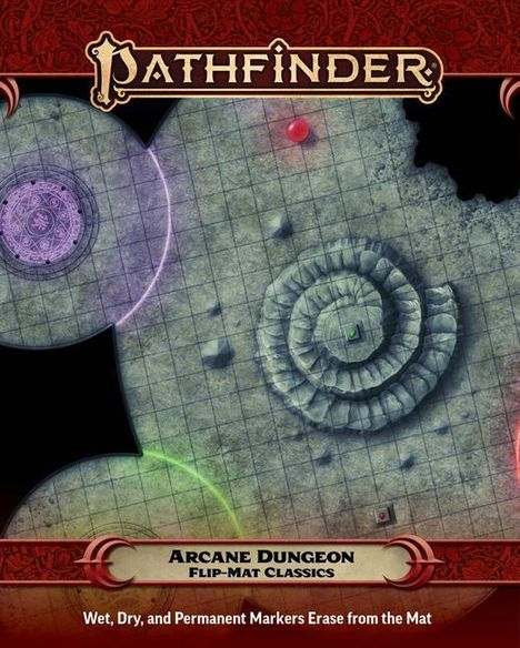 Paizo: Pathfinder Flip-Mat Classics: Arcane Dungeon, Buch
