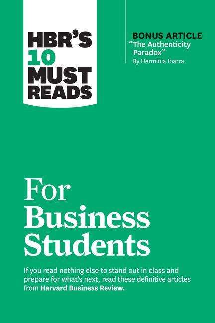 Harvard Business Review: HBR's 10 Must Reads for Business Students, Buch