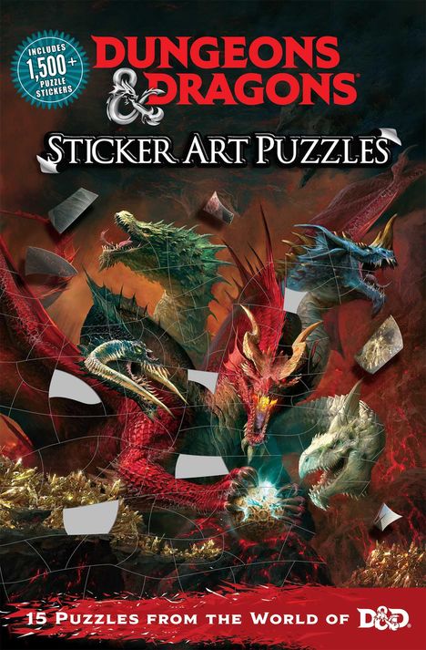 Steve Behling: Dungeons &amp; Dragons Sticker Art Puzzles, Buch