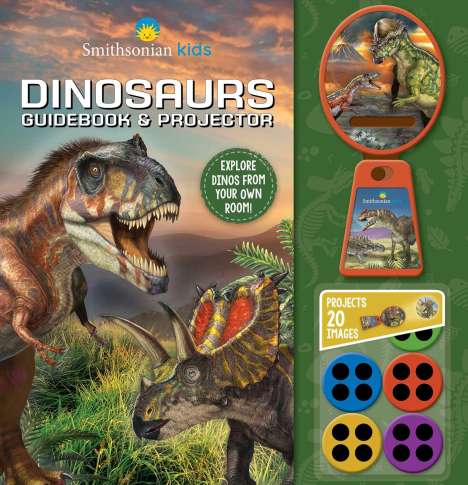 Editors of Silver Dolphin Books: Smithsonian Kids Dinosaur Projector &amp; Guidebook, Buch