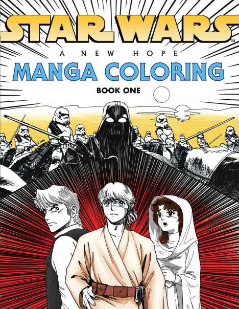 Editors of Thunder Bay Press: Star Wars Manga Coloring, Buch