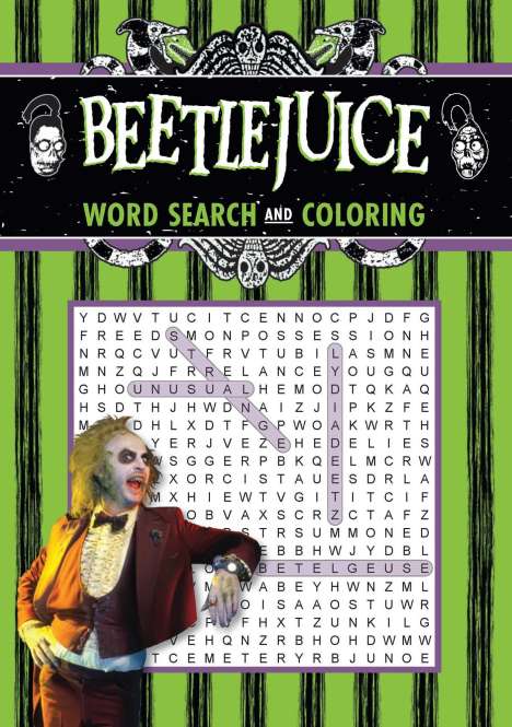 Editors of Thunder Bay Press: Beetlejuice Word Search and Coloring, Buch