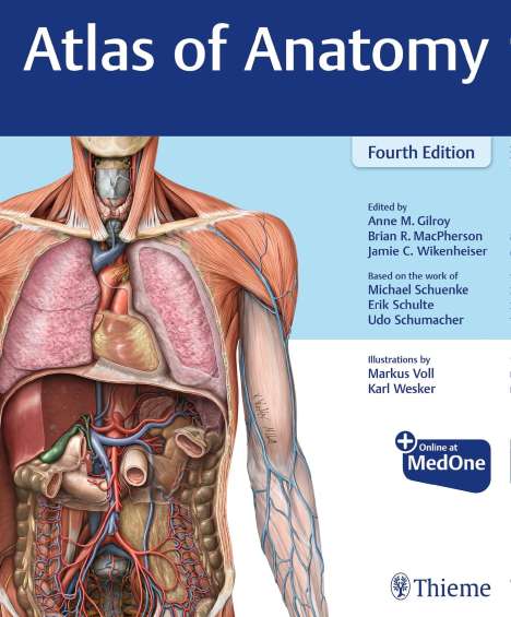 Anne M. Gilroy: Atlas of Anatomy, 1 Buch und 1 Diverse