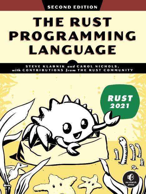 Steve Klabnik: The Rust Programming Language, Buch