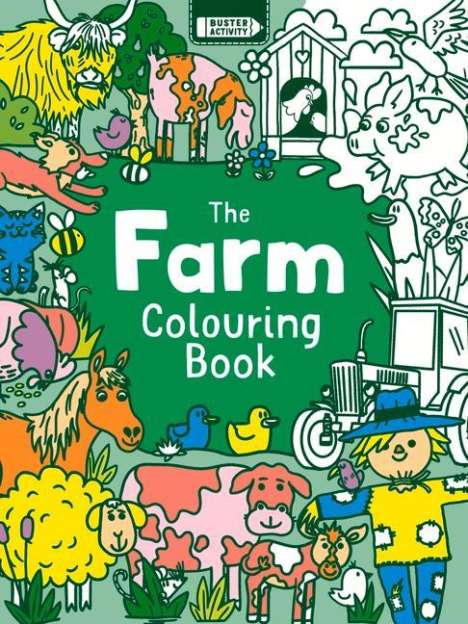 Chris Dickason: The Farm Colouring Book, Buch