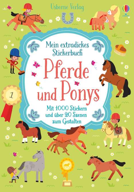 Lucy Bowman: Bowman, L: Mein extradickes Stickerbuch: Pferde und Ponys, Buch