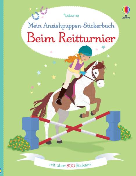 Lucy Bowman: Mein Anziehpuppen-Stickerbuch: Beim Reitturnier, Buch