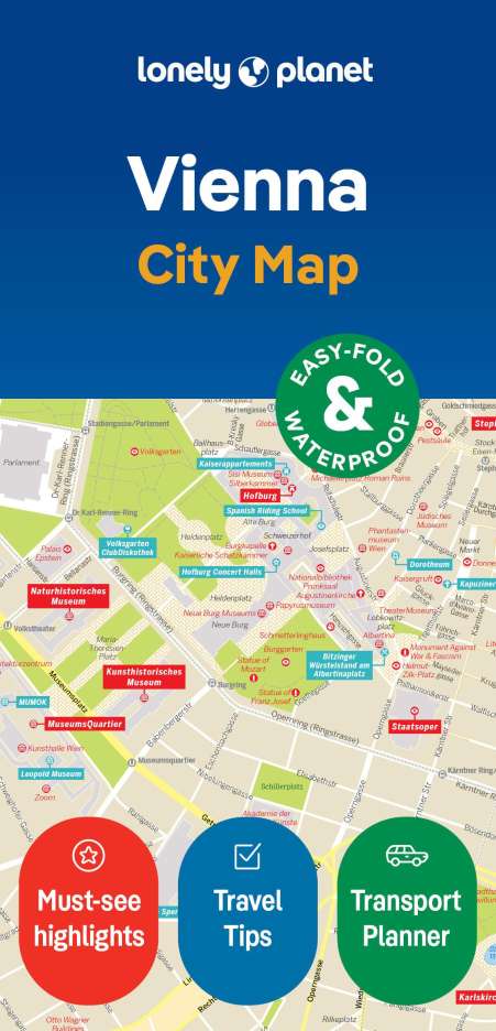 Lonely Planet: Lonely Planet Vienna City Map, Karten
