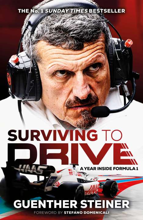 Guenther Steiner: Surviving to Drive, Buch