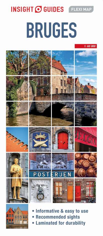 Insight Guides: Insight Guides Flexi Map Bruges (Insight Maps), Karten