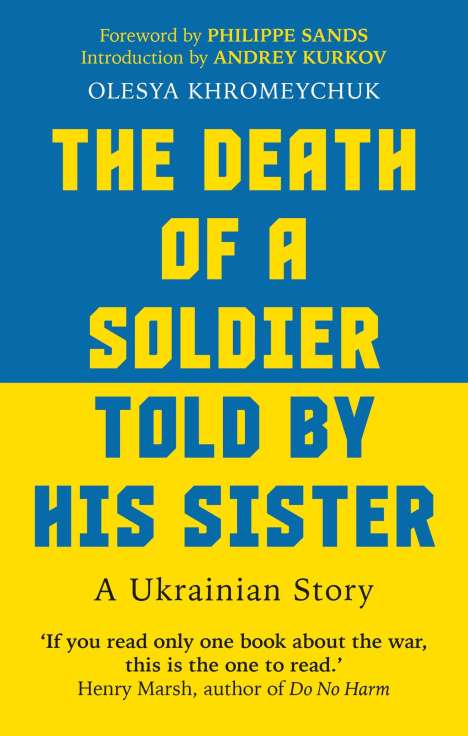 Olesya Khromeychuk: The Death of a Soldier Told by His Sister, Buch