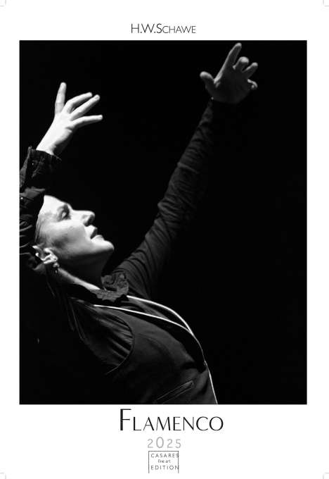 H. W. Schawe: Flamenco schwarz-weiss 2025, Kalender