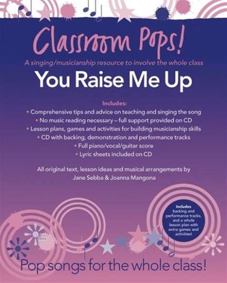 Westlife: Classroom Pops! You Raise Me Up, Noten