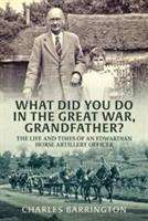 Charles Barrington: Barrington, C: What Did You Do in the Great War, Grandfather, Buch