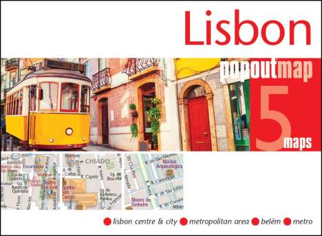 Popout Maps: Lisbon Double, Karten