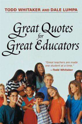 Dale Lumpa: Great Quotes for Great Educators, Buch